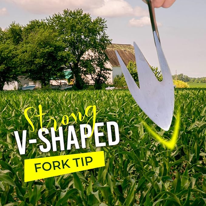 Weeding Artifact Uprooting Garden Weeding Tool, Upgraded Weed Removal Tool, Stainless Steel/Manganese Steel Weed Puller Manual Weeders for Home Gardening Yard Farmland (Stainless Steel)