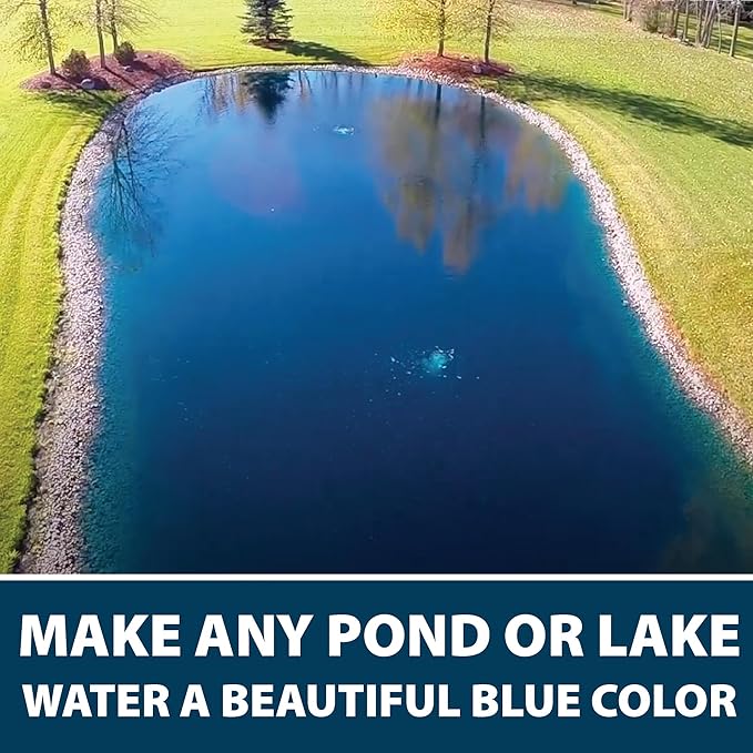 Airmax Pond Dye Packets Black DyeMond Colorant for Large Pond & Lake, Beneficial UV Blocking Color Concentrate, Maintain Clean & Clear Pond, Fish, Bird & Animal Safe, Easy Treatment, 2 Soluble Packets