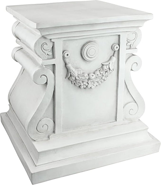 Design Toscano NG314100 Statuary Garden Base Riser, Large, Classic Plinth
