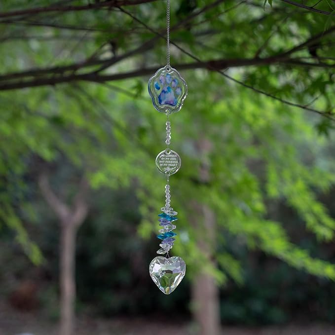 Pet Memorial Suncatcher, Dog Memorial Gifts for Loss of Dog, Dog Passing Away Gifts, Pet Memorial Gifts for Dogs, Cat Memorial Gifts for Loss of Cat, Dog Remembrance Gift