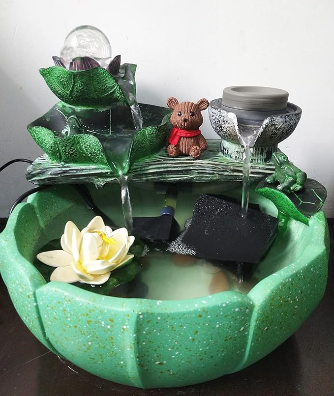 8Pcs Mini Resin Teddy Bear Figurines Cute Scarf Bears Desktop Ornaments Car Interior Decoration Garden FigurinesTiny Bear Statues Animals Sculpture Micro Landscape