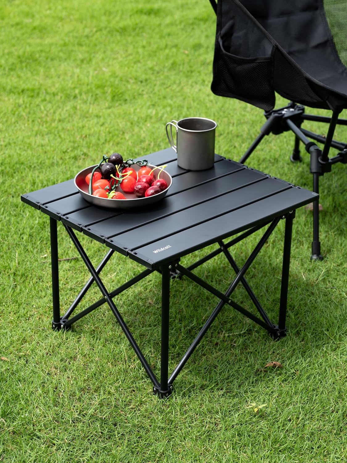 WildCall Ultralight Camping Table, Compact Aluminum Folding Beach Table with Carry Bag for Outdoor, Picnic BBQs, and Cooking