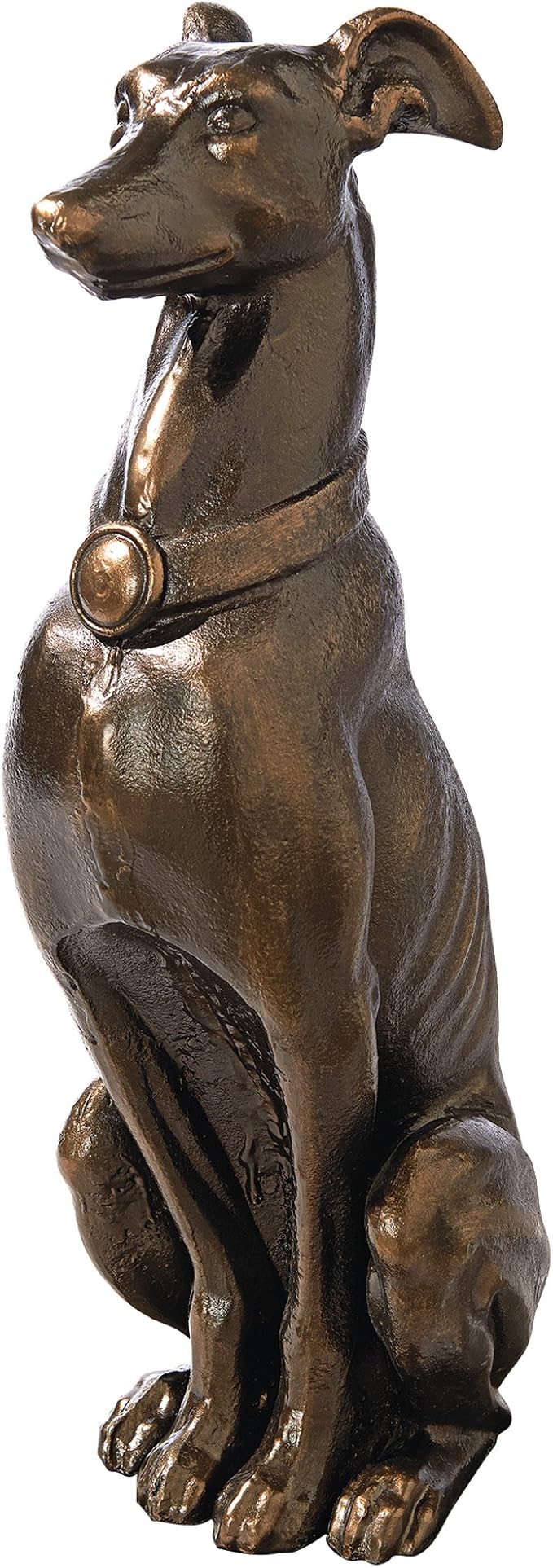 Design Toscano Greyhound Sentinel Cast Iron Dog Statue