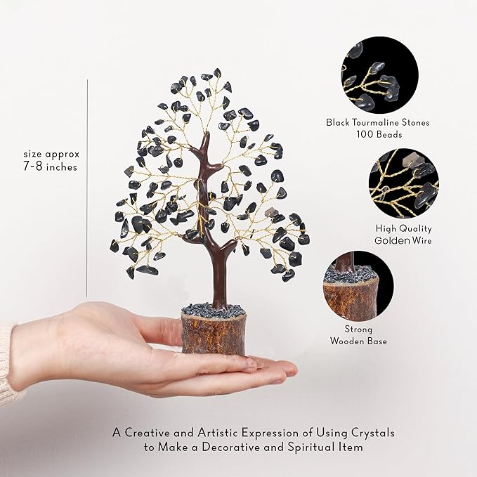 PYOR Black Tourmaline, Crystal Tree, Tourmaline Crystal, Feng Shui Tree, Spiritual Crystals and Stones, Crystal Decor, Black Tourmaline Stone, Good Luck Decorations, Spirtual Things, Reiki Supplies