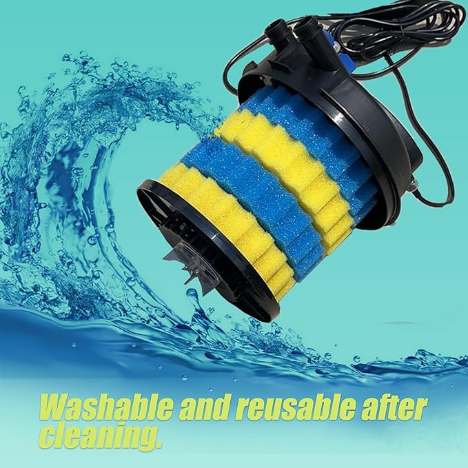 Replacement Sponge Filter Media Pad Compatible with VIVOHOME 1580/1840GPH Grech Pond Bio Pressure Filter Foam Koi Fish, Sponge for VIVOGROW 1580/1840GPH Pressurized Biological Pond Filter