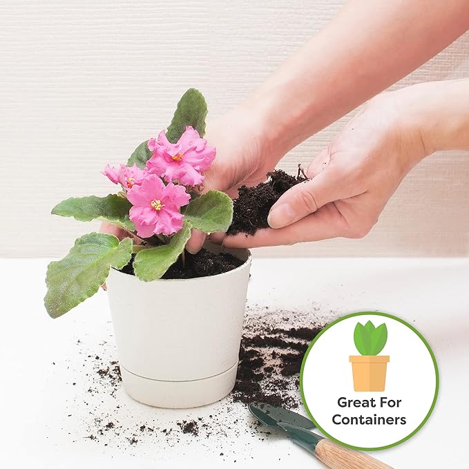 Perfect Plants African Violet Potting Soil 8qt. | Perfectly Crafted Organic Plant Mix for Potted Violets | Ready and Easy to Use Flowering Plant Substrate