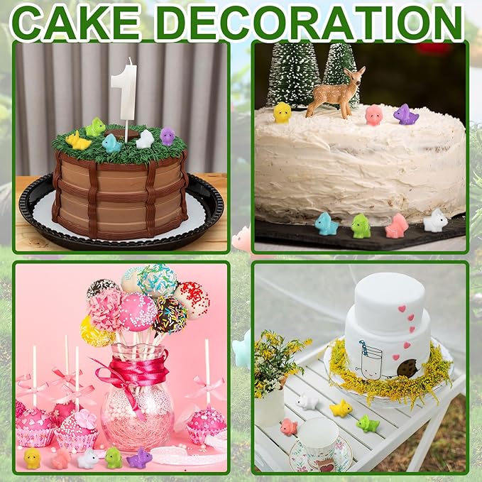 Soaoo 120 Pcs Mini Dinosaur Figures Mini Resin Dinosaur Figures Tiny Resin Animals Miniature Fairy Figurines Cute Micro for Ornaments DIY Fairy Miniature Garden Moss Landscape Craft for Home Decor