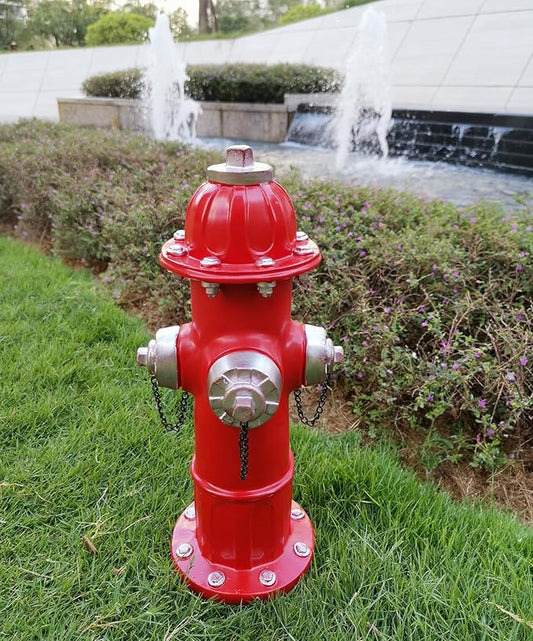 Fire Hydrant Garden Statue for Dogs to Pee On,Puppy Pee Post Training Tool Resin Statue,Indoor Outdoor Fire Hydrant Decor Figurines for Yard Art and Garden Lawn,The Perfect Firefighter Ideal Choice