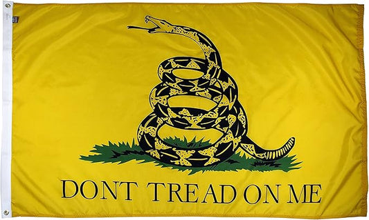 FlagSource Gadsden U.S. Nylon Historical Flag, Made in The USA, 3x5'