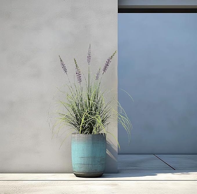 Artificial Plant 35in(2pack) Tall Artificial Lavender Plant,Faux Plants Indoor Home Decorative Artificial Plants & Flowers in Pot Fake Plant, House Plant Indoor