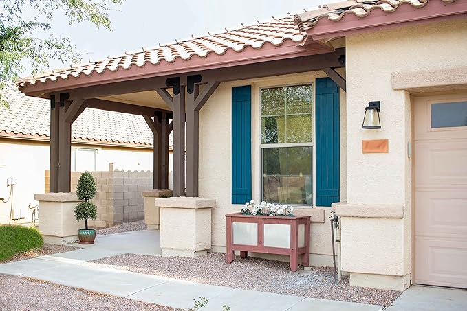 4' Artificial Topiary Double Tower Ball Shape Tree for Front Porch Decor Outdoor Plants Potted 1PC